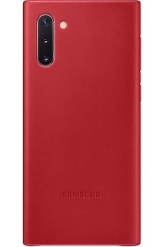 Samsung Note10 Deri Kılıf Kırmızı - Ef-vn970lregww