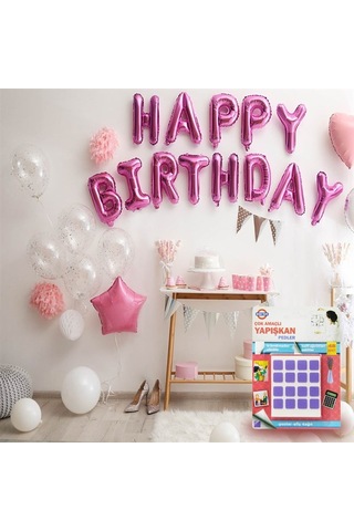 Balon Poster Kağıt Süs Yapıştırma Sök-tak Pedler 12 MM 48 Adet