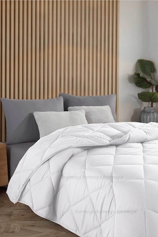 Formeya Beyaz Soft Kışlık Yorgan Tek Kişilik 155X215
