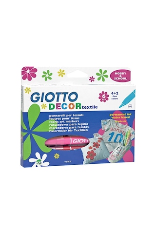 Giotto Decor Tekstil Kalemi 6 Renk 494800