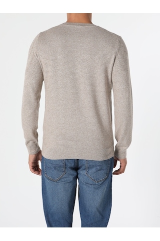 Colin's Regular Fit Bisiklet Yaka Erkek Bej Kazak CL1046786_Q1.V2_BME