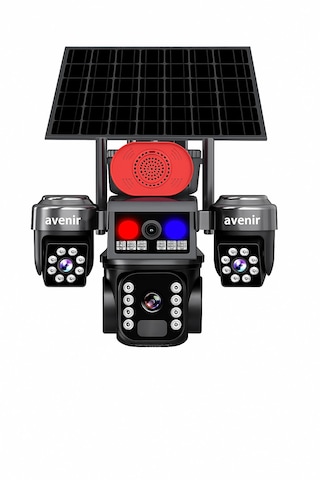 Avenir Av-s463 3 Kameralı Sim Kartlı Güneş Panelli Solar 6MP PTZ Kamera