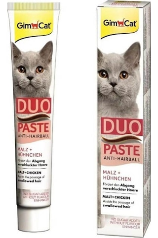 Gimcat Anti Hairball Duo Paste Tavuklu Malt Kedi Macunu 50 G