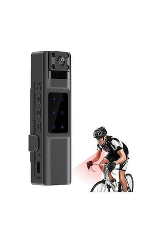 Novahub Wifi Spor Kamera - 1080p, 10 Saat Kayıt, Su Geçirmez, Mini, Taşınabilir Siyah