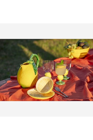 Sarı Seramik Salata Kasesi 14 Cm
