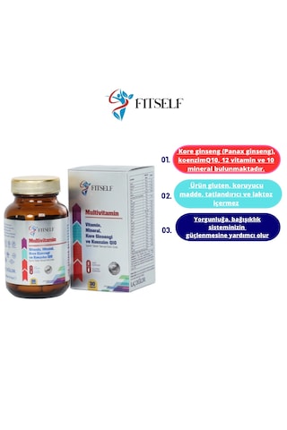 Fitself Multivitamin İçeren Takviye Edici Gıda 30 Tablet