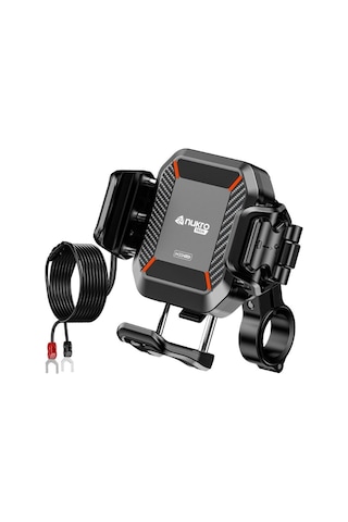 Nukrotech M33 Plus Titreşim Modüllü Telefon Tutucu Siyah