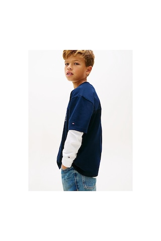 Tommy Hilfiger Erkek Çocuk Tişört Kb0kb10273 Mavi