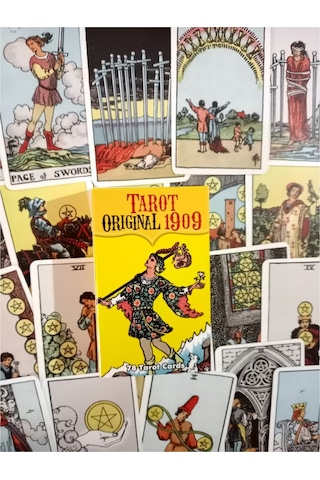English Tarot 78 Cards İngilizce Tarot Kartı - Tarot Original 1909