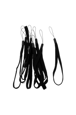 Dolıty 10 Adet El Feneri Kordon Bilek Kayışı Kemer Kablosu Siyah