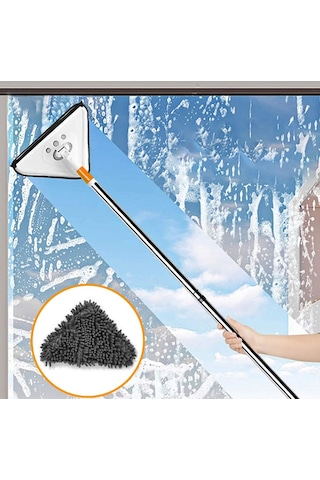 Turuncukoli Vip Üçgen Teleskopik Saplı Mop