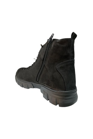 Hammer Jack Aversa Casual Hakiki Deri Nubuk Erkek Bot (Kış 22) Siyah