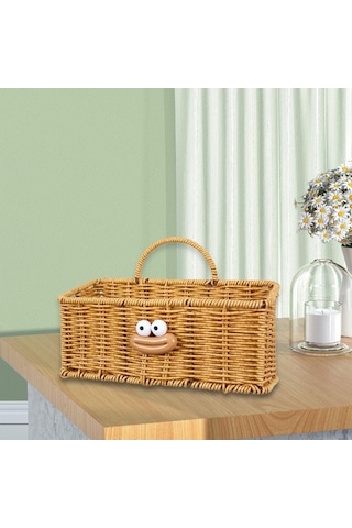Pazly Suntek Sepet Örgü Magideal Jt Kahverengi