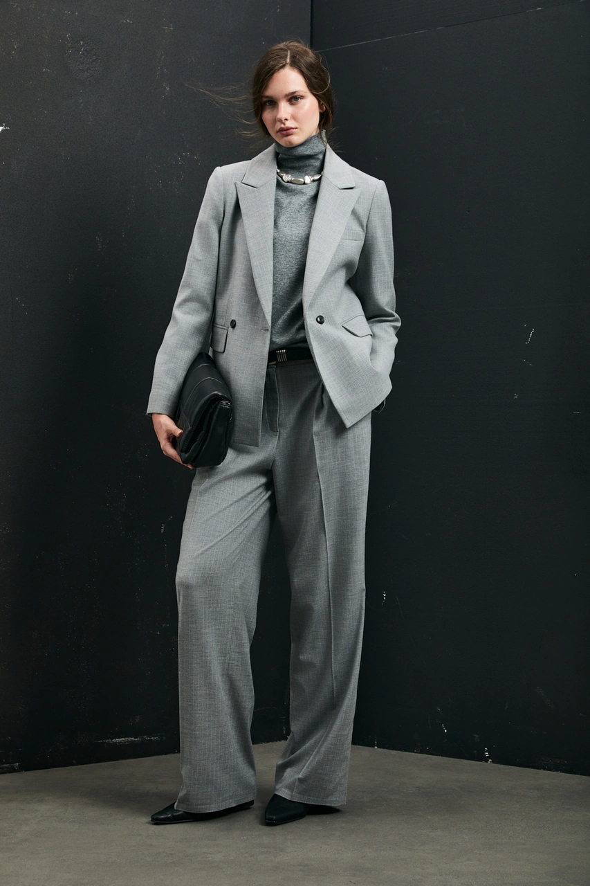 Lufian Kate Kadın Pantolon Gri Gri 122190044100150 Gri