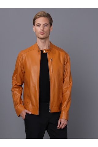 Basics&more Erkek Deri Ceket S5 001