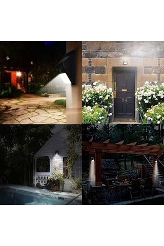 Güneş Enerjili Sensörlü Dış Mekan Solar Led Lamba (20 Ledli) (529770443)