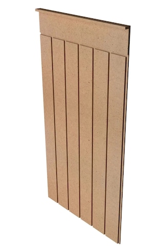Dekoratif Duvar Paneli Boyanabilir Ahşap Ham Mdf
