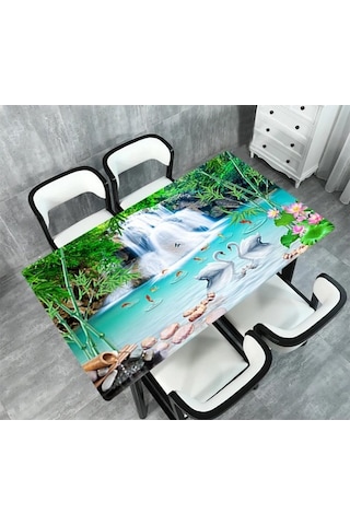 Masa Kaplama Folyosu Mobilya Masa Kaplama Folyoları 3D Doğal Şela