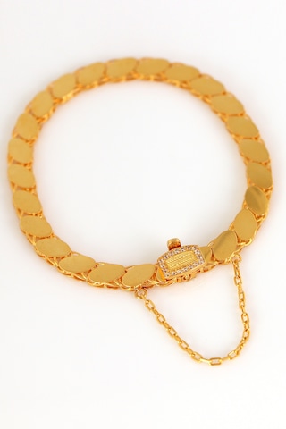 Çelikoğlu Kuyumculuk 14 Ayar Altın Pullu Trabzon Bileklik 8,32 Gr Sarı Altın