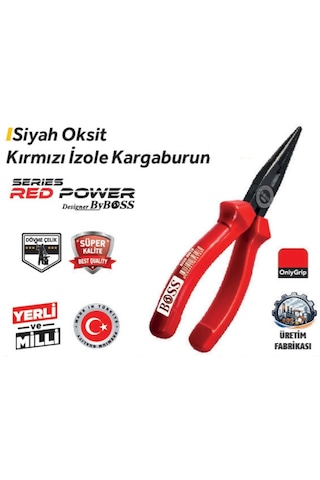 Boss 160 Mm Siyah 85618 Oksit Yan Keski Kırmızı İzole 6 Adet