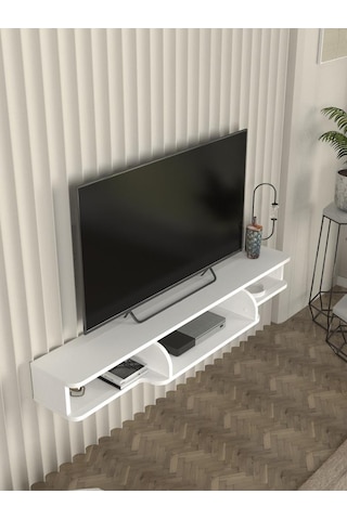 Leppo Tv Sehpası Beyaz 135 Cm Diğer