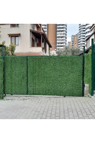 Çim Çit - Çimli Tel - Suni Çim Çit - 4.8cm Gözenek