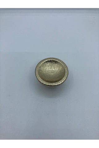 Plastik, 45 Mm Çapı Dolap, Vestiyer, Mobilya Düğme Kulp 5 Adet Gold Kaplama