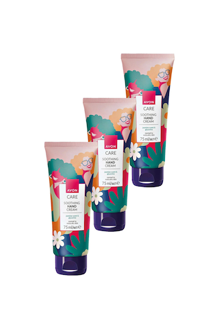 Avon Care Shimmering Gliserin İçeren Yasemin Kokulu El Kremi 3 x 75 ML