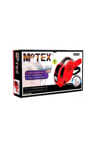 Motex MX-5500 8 Haneli Etiketleme Makinesi Kırmızı