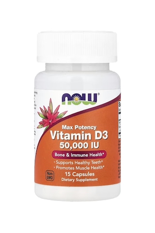 Vitamin D3 50.000 15 Capsules Bone & Immune Health