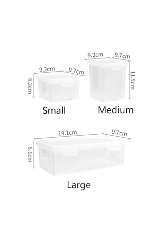 Dayanıklı Sızdırmaz Saklama Kutusu Toz Geçirmez Baharatlık Üç Özellik Şeffaf Kutu Mutfak ŞEffaf