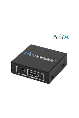 Primex Px 5002 1080P 2K 4K Uhd 2 Port Hdmı Spliter Adaptörlü