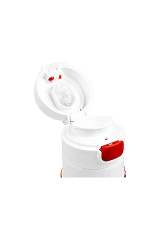 Diller Vagonlife Dıller Çelik Pipetli/pipetsiz Kullanım Silikon Tutmaçlı El Askılı Matara/termos D9231 480ml Beyaz