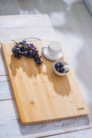 Acar Bambu Kesme Tahtası - 44 Cm Kahverengi