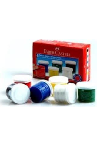 Faber Parmak Boya Faber-Castell 6 Lı Parmak Boyası