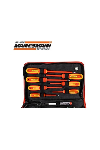 Mannesmann 11214 Vde İzoleli Tornavida Pense Seti, 14 Parça
