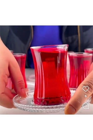 Paşabahçe Elysia Çay Tabağı 6 Lı Çay Tabak - Çay Bardağı Altı 54771
