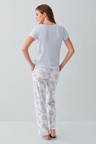 Arnetta Kadın Mavi Pijama Takım Mavi