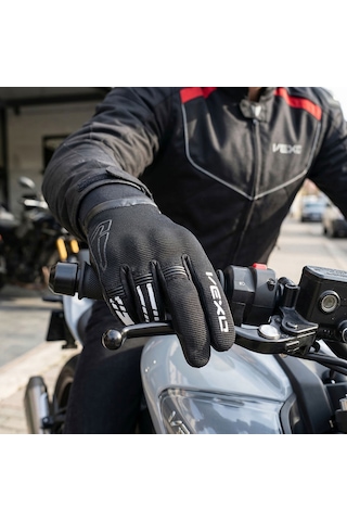 Vexo Aero Plus Motosiklet Eidiveni Siyah-beyaz