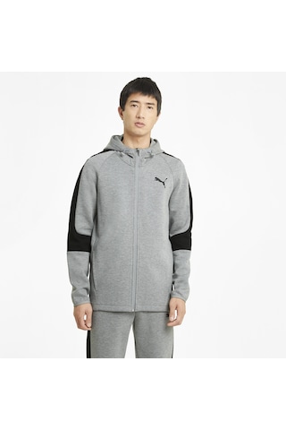 Puma Evostripe Core Fz Hoodie Erkek Ceket-gri