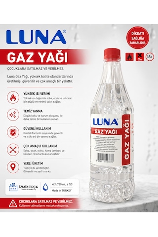 Gazz Yağı Lamba Yağı Taş Yağı Kandil Yağı 750 Ml Şeffaf