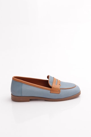 Dgn 010-1 Kadin Loafer Ayakkabi Mavi