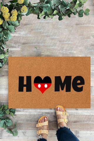 Home, Karikatür, İç Ve Dış Kapı Önü Paspası, Dijital Baskı Paspas