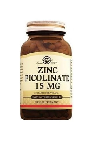 Solgar Zinc Picolinate  15mg 100 Kapsül