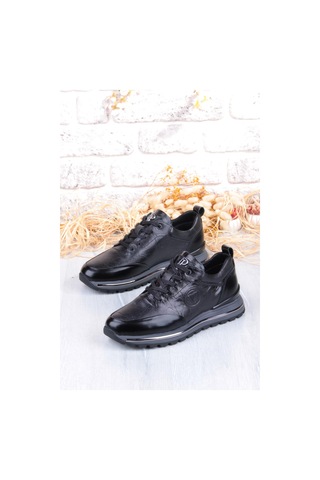 Pepita M112 Rahat Esnek İç Ve Dış Hakiki Deri Erkek Ayakkabı Siyah