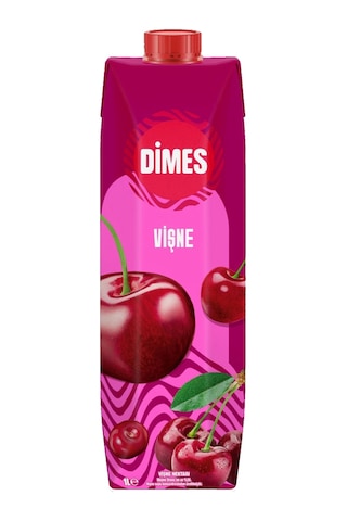 Dimes Vişne Meyve Suyu 1 Lt X 6 Adet
