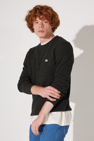 Lee Regular Fit Normal Kesim Bisiklet Yaka Haki Erkek Triko Kazak L212149801 Haki