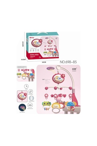 Vardem Işıklı Müzikli Bebek Dönencesi Pembe