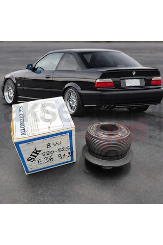 Bmw 5 Serisi E36 91-98 Uyumlu Sabit Spor Direksiyon Göbeği Momo Tip Karma