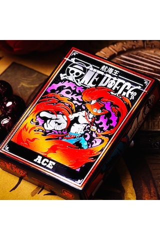 Card Mafia One Piece Ace Premium Oyun Kağıdı Limited Edition Koleksiyonluk İskambil Kartları